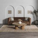 Rice Handcrafted Fringed Jute Carpet Rice Handcrafted Fringed Jute Carpet