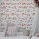 Pastel Rainbow Wallpaper Peel and Stick Pastel Rainbow Wallpaper Peel and Stick