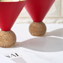The Wine Savant Diamond Studded Martini Glasses Set of 2 Matte Red & Gold Modern Cocktail Glass, Rhinestone Diamonds With Stemless Crystal Ball Base, Bar or Party 10.5oz, Swarovski Style Crystals The Wine Savant Diamond Studded Martini Glasses Set of 2 Matte Red & Gold Modern Cocktail Glass, Rhinestone Diamonds With Stemless Crystal Ball Base, Bar or Party 10.5oz, Swarovski Style Crystals