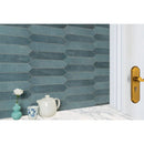 MSI Renzo Denim Pickett Glossy Ceramic Wall Tile 2.5"x13" MSI Renzo Denim Pickett Glossy Ceramic Wall Tile 2.5"x13"