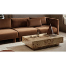 Root Veneer Polished Natural Wood Coffee Table - (W)47" (L)29.5" (H)12" Root Veneer Polished Natural Wood Coffee Table - (W)47" (L)29.5" (H)12"