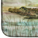 Alligator Sunset Dish Drying Mat β Absorbent, Artistic Kitchen Essentials SC2016DDM Alligator Sunset Dish Drying Mat β Absorbent, Artistic Kitchen Essentials SC2016DDM