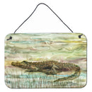Alligator Sunset Wall or Door Hanging Prints SC2016DS812 Alligator Sunset Wall or Door Hanging Prints SC2016DS812