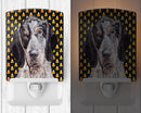 Blue Tick Coonhound Candy Corn Halloween Ceramic Night Light SC9649CNL Blue Tick Coonhound Candy Corn Halloween Ceramic Night Light SC9649CNL