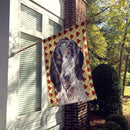 Blue Tick Coonhound Fall Leaves Flag Canvas House Size SC9673CHF Blue Tick Coonhound Fall Leaves Flag Canvas House Size SC9673CHF