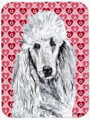 White Standard Poodle Hearts and Love Glass Cutting Boards β Durable, Decorative Kitchen Art Large Size SC9703LCB White Standard Poodle Hearts and Love Glass Cutting Boards β Durable, Decorative Kitchen Art Large Size SC9703LCB