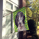 Blue Tick Coonhound Lucky Shamrock St. Patrick's Day Flag Canvas House Size SC9721CHF Blue Tick Coonhound Lucky Shamrock St. Patrick's Day Flag Canvas House Size SC9721CHF