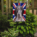 Blue Tick Coonhound with English Union Jack British Flag Garden Flag - Outdoor Decorative Yard Flag Blue Tick Coonhound with English Union Jack British Flag Garden Flag - Outdoor Decorative Yard Flag