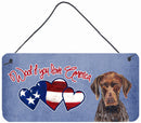Woof if you love America German Shorthaired Pointer Wall or Door Hanging Prints Woof if you love America German Shorthaired Pointer Wall or Door Hanging Prints