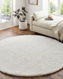 Siari Solid Cream Plush Rug Siari Solid Cream Plush Rug