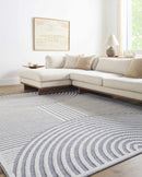 Deron Gray Rainbow Washable Rug Deron Gray Rainbow Washable Rug