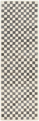 Halen Taupe Checkered Area Rug Halen Taupe Checkered Area Rug