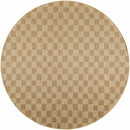 Kuval Checkered Brown Rug Kuval Checkered Brown Rug