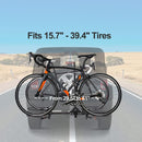 Hitch Mounted Bike Rack Bicycle Platform Style Carrier with 2" Hitch Receiver for Cars Trucks SUVs Minivans Hitch Mounted Bike Rack Bicycle Platform Style Carrier with 2" Hitch Receiver for Cars Trucks SUVs Minivans