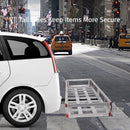 Aluminum Hitch Mounted Cargo Carrier,500 lbs Capacity, Silver Aluminum Hitch Mounted Cargo Carrier,500 lbs Capacity, Silver