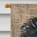 Affenpinscher Flag Canvas House Size Affenpinscher Flag Canvas House Size