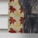 Affenpinscher Fall Leaves Portrait Flag Canvas House Size Affenpinscher Fall Leaves Portrait Flag Canvas House Size