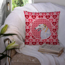 Borzoi Hearts Love and Valentine's Day Portrait Throw Pillow - 14x14 Decorative Pillow β Art for Your Home & Patio SS4475PW1414 Borzoi Hearts Love and Valentine's Day Portrait Throw Pillow - 14x14 Decorative Pillow β Art for Your Home & Patio SS4475PW1414