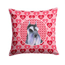 Schnauzer Hearts Love and Valentine's Day Portrait Throw Pillow - 14x14 Decorative Pillow β Art for Your Home & Patio SS4477PW1414 Schnauzer Hearts Love and Valentine's Day Portrait Throw Pillow - 14x14 Decorative Pillow β Art for Your Home & Patio SS4477PW1414