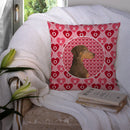 Doberman Hearts Love and Valentine's Day Portrait Throw Pillow - 14x14 Decorative Pillow β Art for Your Home & Patio SS4479PW1414 Doberman Hearts Love and Valentine's Day Portrait Throw Pillow - 14x14 Decorative Pillow β Art for Your Home & Patio SS4479PW1414