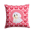 Maltese Hearts Love and Valentine's Day Portrait Throw Pillow - 14x14 Decorative Pillow β Art for Your Home & Patio SS4481PW1414 Maltese Hearts Love and Valentine's Day Portrait Throw Pillow - 14x14 Decorative Pillow β Art for Your Home & Patio SS4481PW1414