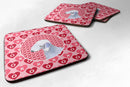 Bedlington Terrier  Coasters - Set of 4 Lightweight Foam, Absorbent Drink Coasters Bedlington Terrier  Coasters - Set of 4 Lightweight Foam, Absorbent Drink Coasters