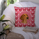 Dachshund Hearts Love and Valentine's Day Portrait Throw Pillow - 14x14 Decorative Pillow β Art for Your Home & Patio SS4487PW1414 Dachshund Hearts Love and Valentine's Day Portrait Throw Pillow - 14x14 Decorative Pillow β Art for Your Home & Patio SS4487PW1414