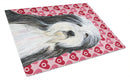 Bearded Collie Hearts Love and Valentine's Day Glass Cutting Boards β Durable, Decorative Kitchen Art Large Bearded Collie Hearts Love and Valentine's Day Glass Cutting Boards β Durable, Decorative Kitchen Art Large