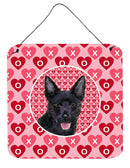 Australian Kelpie  Aluminium Metal Wall or Door Hanging Prints Australian Kelpie  Aluminium Metal Wall or Door Hanging Prints