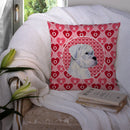 Boxer Hearts Love and Valentine's Day Portrait Throw Pillow - 14x14 Decorative Pillow β Art for Your Home & Patio SS4509PW1414 Boxer Hearts Love and Valentine's Day Portrait Throw Pillow - 14x14 Decorative Pillow β Art for Your Home & Patio SS4509PW1414