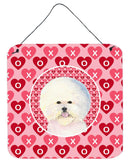 Bichon Frise  Aluminium Metal Wall or Door Hanging Prints Bichon Frise  Aluminium Metal Wall or Door Hanging Prints