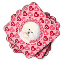 Bichon Frise  Coasters - Set of 4 Lightweight Foam, Absorbent Drink Coasters Bichon Frise  Coasters - Set of 4 Lightweight Foam, Absorbent Drink Coasters