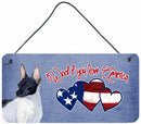 Woof if you love America Rat Terrier Wall or Door Hanging Prints SS4992DS612 Woof if you love America Rat Terrier Wall or Door Hanging Prints SS4992DS612