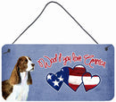 Woof if you love America Springer Spaniel Wall or Door Hanging Prints Woof if you love America Springer Spaniel Wall or Door Hanging Prints
