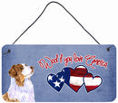 Woof if you love America Australian Shepherd Wall or Door Hanging Prints Woof if you love America Australian Shepherd Wall or Door Hanging Prints