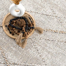 Baqer Bone & Tan Textured Performance Rug - Clearance Baqer Bone & Tan Textured Performance Rug - Clearance