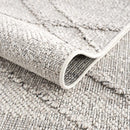 Baqer Bone & Taupe Textured Performance Rug - Clearance Baqer Bone & Taupe Textured Performance Rug - Clearance