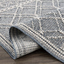 Diah Gray Blue & Bone Area Rug - Clearance Diah Gray Blue & Bone Area Rug - Clearance