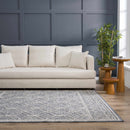 Diah Gray Blue & Bone Area Rug - Clearance Diah Gray Blue & Bone Area Rug - Clearance