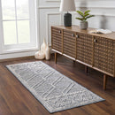 Diah Gray Blue & Bone Area Rug - Clearance Diah Gray Blue & Bone Area Rug - Clearance
