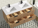 San Diego 55" Floating Bathroom Vanity Weathered Fir San Diego 55" Floating Bathroom Vanity Weathered Fir