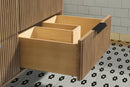 San Diego 55" Floating Bathroom Vanity Weathered Fir San Diego 55" Floating Bathroom Vanity Weathered Fir