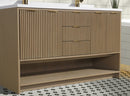 San Diego 55" Freestanding Bathroom Vanity Oak San Diego 55" Freestanding Bathroom Vanity Oak