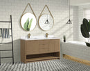 San Diego 55" Freestanding Bathroom Vanity Oak San Diego 55" Freestanding Bathroom Vanity Oak