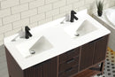 San Diego 55" Freestanding Bathroom Vanity Walnut San Diego 55" Freestanding Bathroom Vanity Walnut