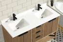 San Diego 55" Freestanding Bathroom Vanity Weathered Fir San Diego 55" Freestanding Bathroom Vanity Weathered Fir