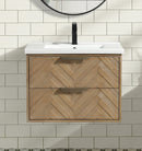Carlsbad 30" Floating Bathroom Vanity Weathered Fir Carlsbad 30" Floating Bathroom Vanity Weathered Fir