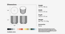SUTOL05 15'' Tall Concrete Round Vessel Sink - Bathroom SUTOL05 15'' Tall Concrete Round Vessel Sink - Bathroom