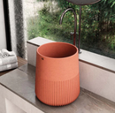 AUPAPA05 15'' Tall Concrete Round Vessel Sink - Bathroom AUPAPA05 15'' Tall Concrete Round Vessel Sink - Bathroom