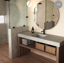 30DDALF Undermount Concrete Bathroom Sink 30DDALF Undermount Concrete Bathroom Sink